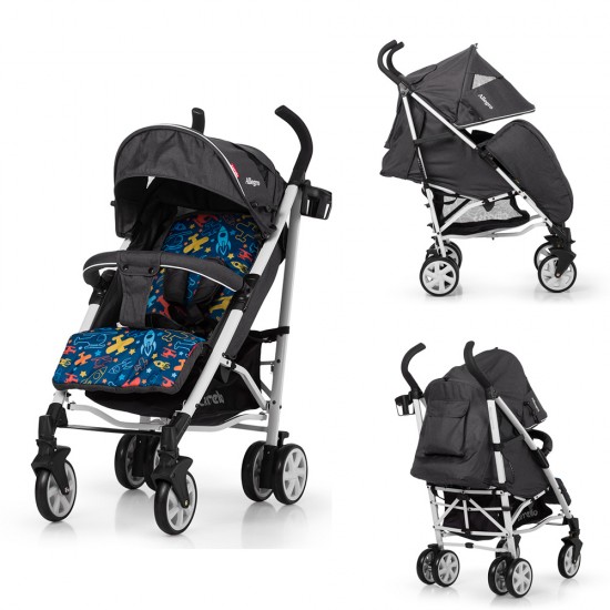 Детская коляска CARRELLO Allegro CRL-10101/1 Aviation Grey/серый