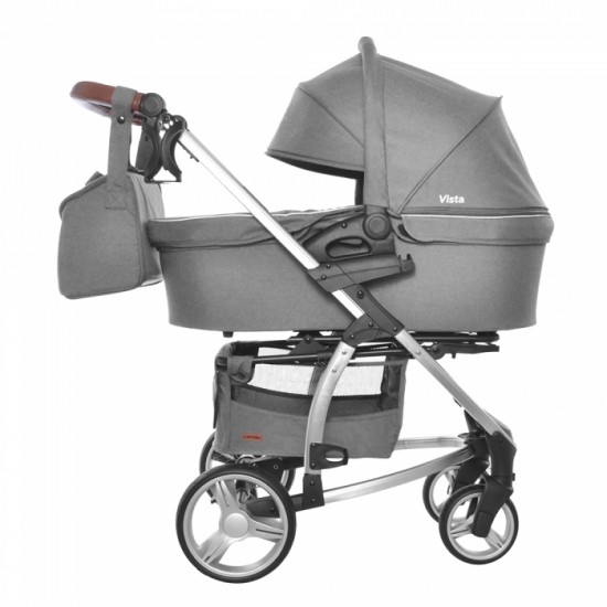 Детская коляска CARRELLO Vista 2 в 1 CRL-6501 SHARK GRAY/серый