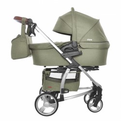 Детская коляска CARRELLO Vista 2 в 1 CRL-6501 OLIVE GREEN/зеленый