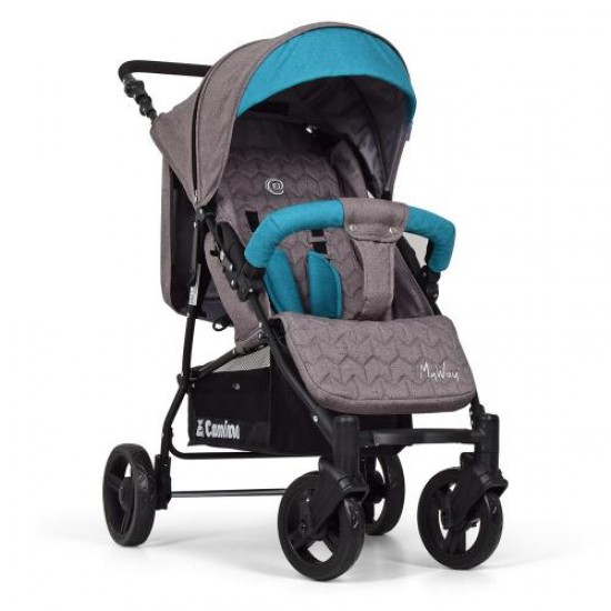 Коляска EL Camino My Way ME1012L Ash Turquoise/серый/бирюзовый
