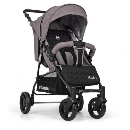 Коляска EL Camino My Way ME1012L Ash Black/черный/серый