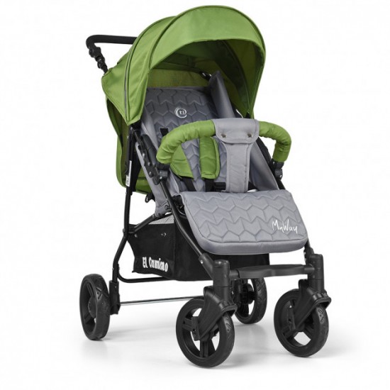 Коляска EL Camino My Way ME1012-5 Grey Green/серый/зеленый