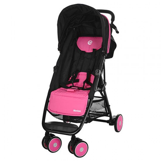 Коляска EL Camino Motion M 3295-3 розовый/черный
