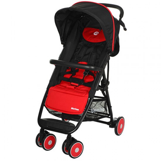 Коляска EL Camino Motion M 3295-3 красный/черная