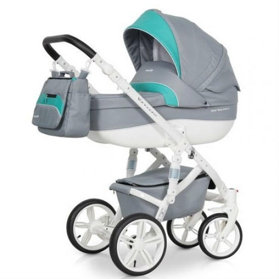 Коляска Expander Vanguard 2в1 04 серый/бирюзовый