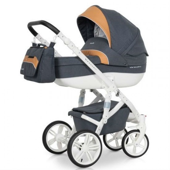 Коляска Expander Vanguard 3в1 02 серый/оранжевый