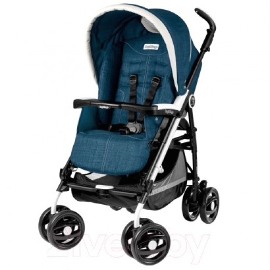 Коляcка/трость Peg Perego Pliko P3 COMPACT CLASSICO SAXONY BLUE