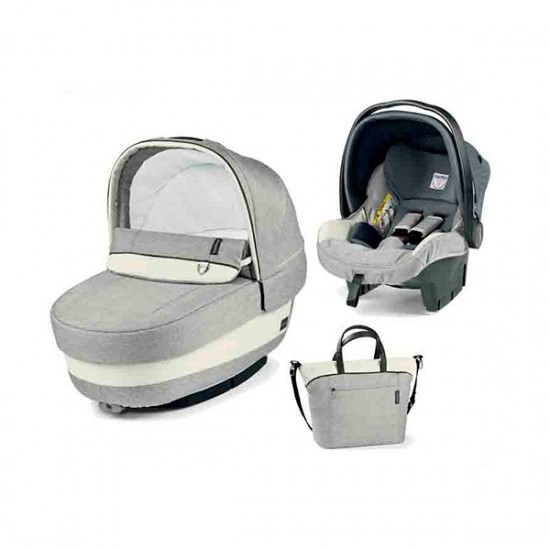 Коляcка универсальная Peg Perego Set Elite Luxe Opal серебристый