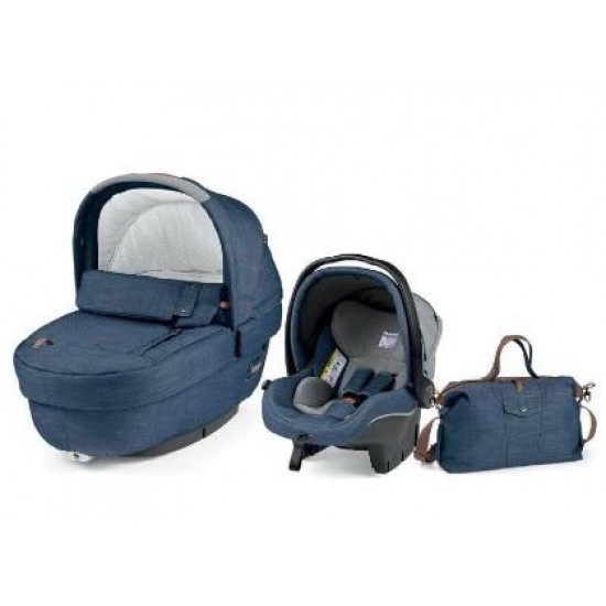 Коляcка универсальная Peg Perego Set Elite URBAN DENIM Деним