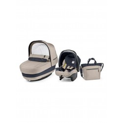 Коляcка универсальная Peg Perego Set Elite LUXE BEIGE Бежевый