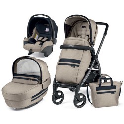Коляcка универсальная Peg Perego SET POP UP LUXE ECRU 