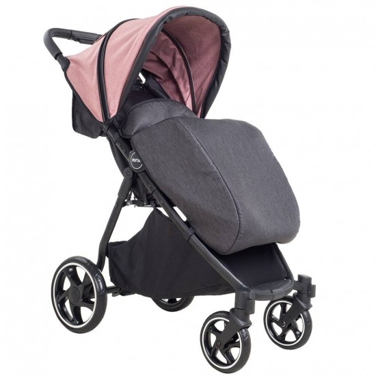 Прогулочная коляска PITUSO RUTA DUSTY PINK/GREY пыльная роза