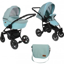 Коляска 2 в 1 PITUSO CONFORT Мята/Кожа Мята