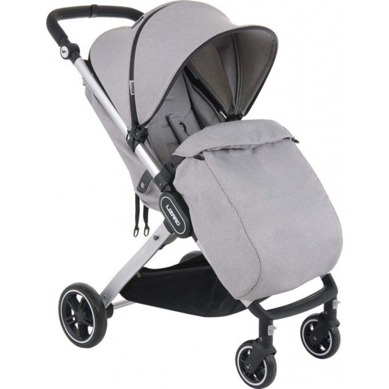 Коляска прогулочная PITUSO LIZARD GREY серый чехол на ножки