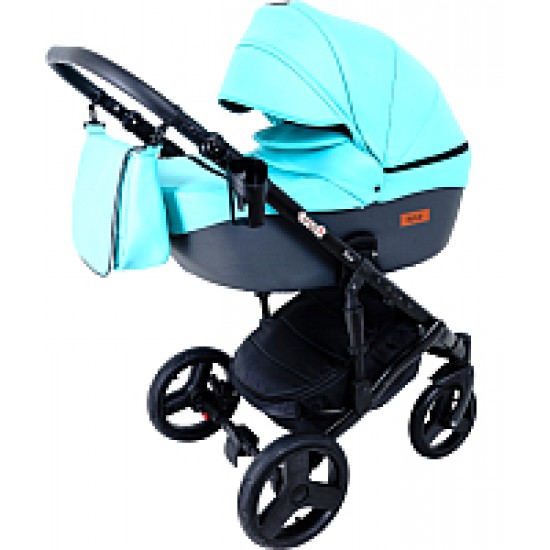 Детская универсальная коляска Ray Corsa Eco 2 в 1 20/кожа бирюзовый/графитовый
