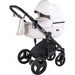 Детская универсальная коляска Ray Corsa Eco 2 в 1 15 белая кожа