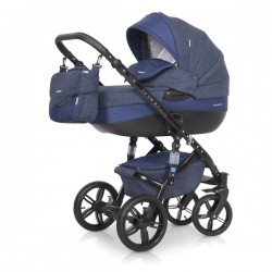 Коляска Riko Brano Natural 2в1 01 синий