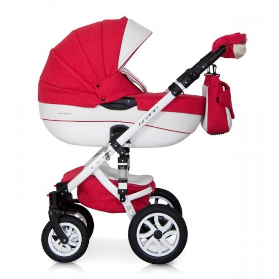 Коляска Riko Brano Ecco 3 в1 Sport red 20 красный