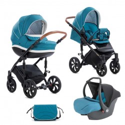 Коляска TUTIS 3 в 1 MIMI STYLE  SEA BLUE