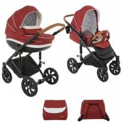 Коляска TUTIS 2 в 1 MIMI STYLE CHERRY