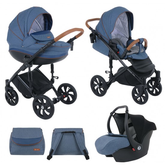 Коляска TUTIS 3 в 1 MIMI STYLE AQUA