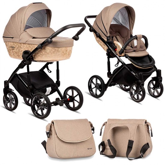 Коляска TUTIS 2 в 1 VIVA LIFE MAJESTIC GOLD