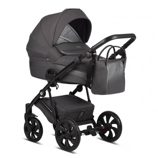 Коляска TUTIS 2 в 1 ZIPPY DARK GREY