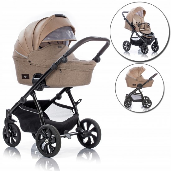 Коляска TUTIS 2 в 1 AERO BROWN Капучино