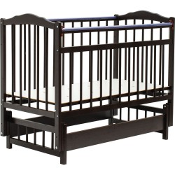 Кроватка Bambini Classic маятник темный орех М 01.10.11
