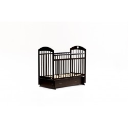 Кроватка Bambini Comfort маятник/ящик венге М 01.10.19 Сердечко 