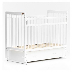 Кроватка Bambini Euro style с ящиком белый М 01.10.04