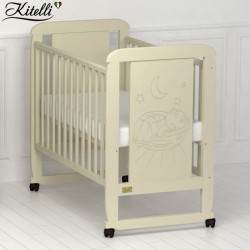 Кроватка Kitelli Micio качалка бежевый