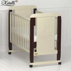 Кроватка Kitelli Amore качалка бежевый с венге