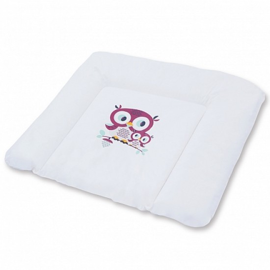 Пеленальный матрас BER BER DINO MAT XL 80 OWL СОВЫ Бордо 80х2х70