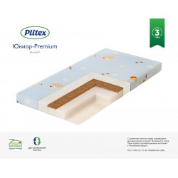 Матрац детский Плитекс Юниор-Premium р-р 1190х600х70мм