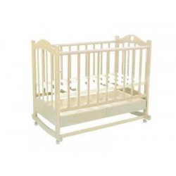 Кровать детская МОЙ МАЛЫШ 7 Слоновая кость/Сердечко