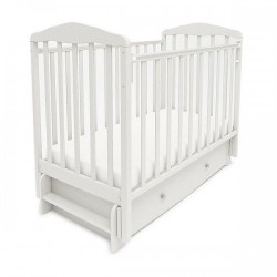 Кровать детская СКВ 126001 цвет белый