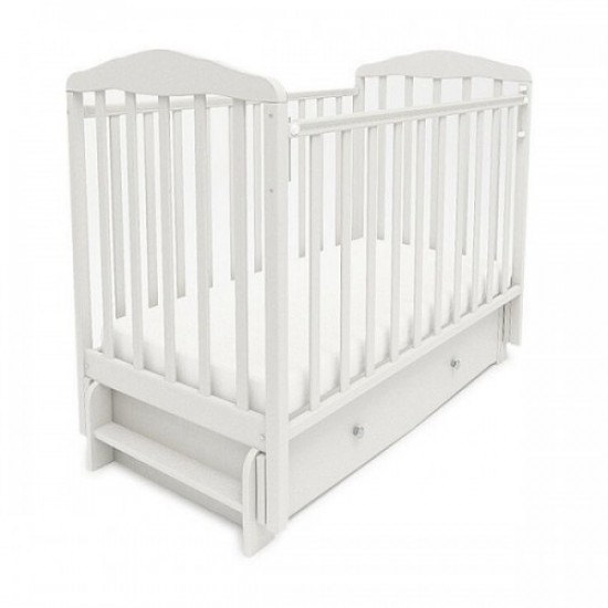 Кровать детская СКВ 126001 цвет белый