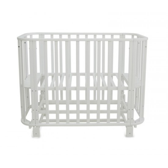 Кровать детская СКВ 334001 поперечный маятник/колёсо/белый