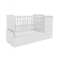 Кровать детская СКВ 534031 цвет белый