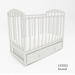 Кровать детская СКВ 123001 цвет белый