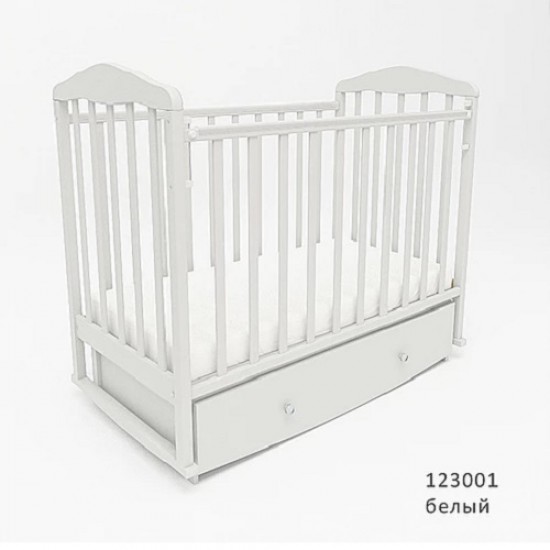 Кровать детская СКВ 123001 цвет белый