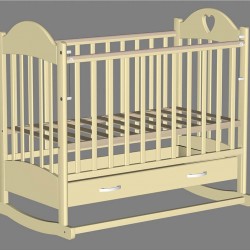 Кровать детская ВЕДРУСС ТАИСИЯ 2 Слоновая кость