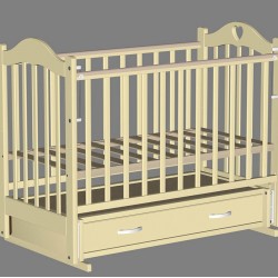 Кровать детская ВЕДРУСС ЛАНА 3 Слоновая кость