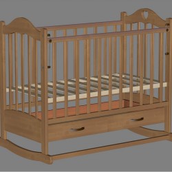 Кровать детская ВЕДРУСС ЛАНА 2 Орех