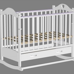 Кровать детская ВЕДРУСС ЛАНА 2 Белая