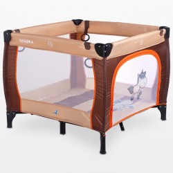 Манеж Caretero Quadra Brown
