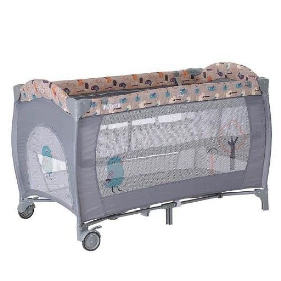 Манеж кровать PITUSO GRANADA ПТИЧКИ