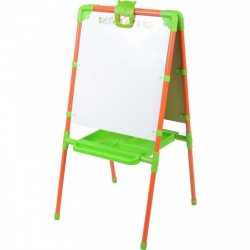 Мольберт с большим пеналом Оранжевый НИКА 