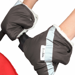 Муфты варежки для коляски BAMBOLA Шоколад